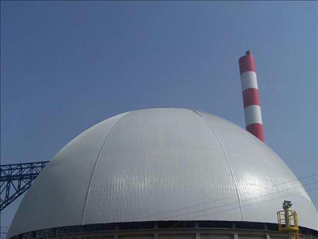 扎兰屯球形发电厂网架工程